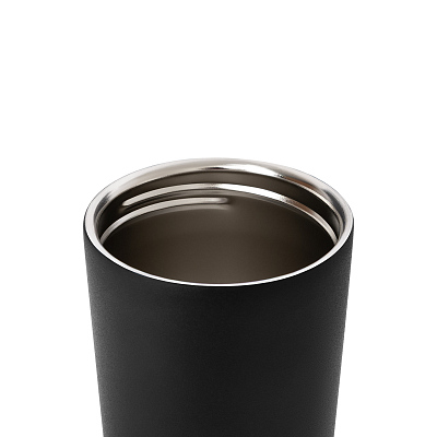 Термокружка вакуумная Страда, черная