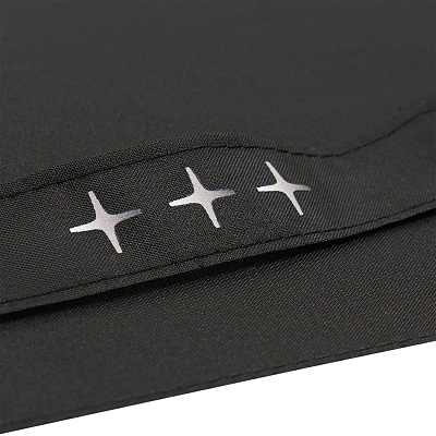 Зонт складной Филтон (Filton), черный с системой безопасности (Safety System)