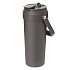 Термокружка вакуумная Solo, серая - Фото 4