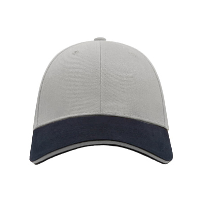 Бейсболка LIBERTY SANDWICH, 6 клиньев, сэндвич, металлическая застежка