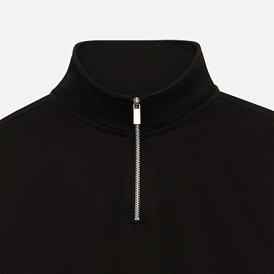 Толстовка на молнии унисекс FLOW, черная