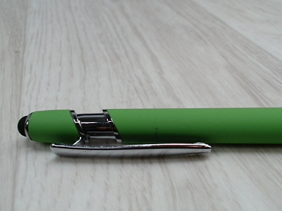 Ручка-стилус металлическая шариковая Sway soft-touch