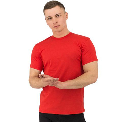 Футболка Star, мужская (красный, 3XL) (Красный)