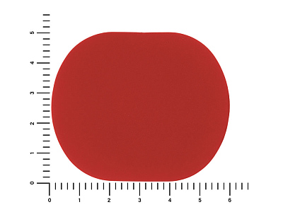 Патч Овал, soft-touch