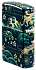 Зажигалка ZIPPO Eastern с покрытием 540 Tumbled Brass, латунь/сталь, зеленая, 38x13x57 мм - Фото 9