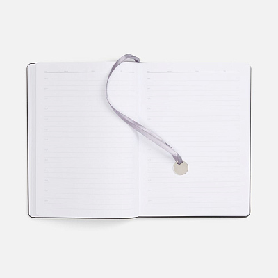 Ежедневник Lafite, недатированный, темно-серый