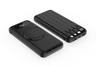 Внешний аккумулятор Authority с беспроводной зарядкой (5W), 10000 mAh  (Чёрный)