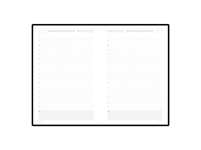 Ежедневник недатированный А5 Mercury