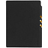Ежедневник Flexpen Black, недатированный, черный с желтым - Фото 5