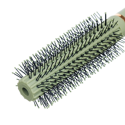 Брашинг Dewal Beauty серия "Магия" с пластиковым штифтом, оливковая, d18/40мм