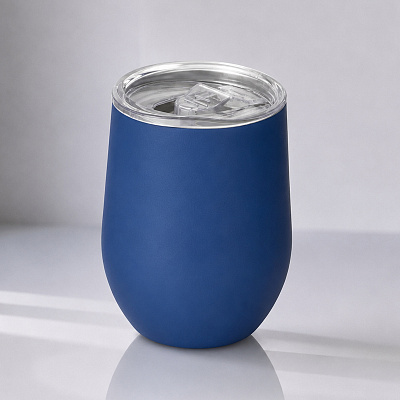 Термокружка Vacuum mug C1, soft touch, 370 мл (Синий)