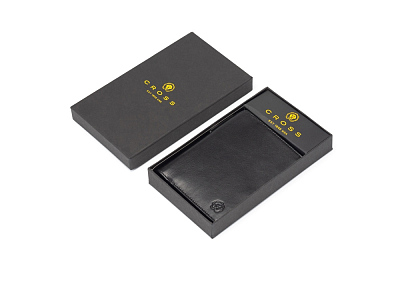 Органайзер для документов Classics Black с шариковой ручкой