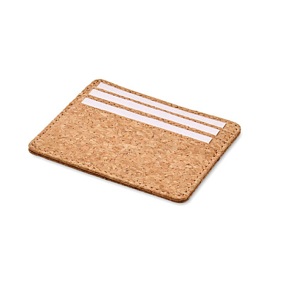 Cork cardholder with RFID (Бежевый)