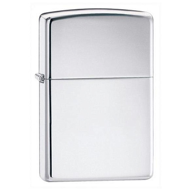 Зажигалка ZIPPO Armor™ c покрытием High Polish Chrome, латунь/сталь, серебристая, 38x13x57 мм (Серебристый)