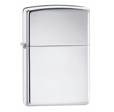 Зажигалка ZIPPO Armor™ c покрытием High Polish Chrome, латунь/сталь, серебристая, 38x13x57 мм