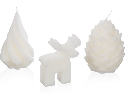 Набор свечей на подставке New year