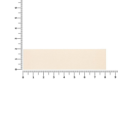 Лейбл хлопковый Doni, S, неокрашенный