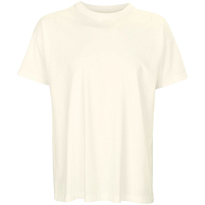 Футболка оверсайз мужская Boxy Men, черная (Белый)