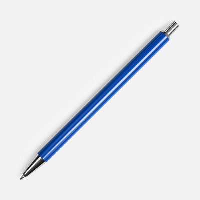 Ручка шариковая Slim Beam, ярко-синяя (Синий)