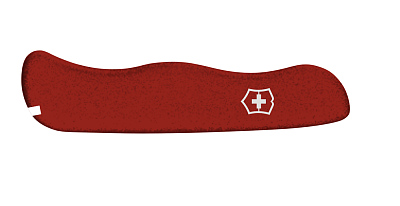 Передняя накладка для ножей VICTORINOX 111 мм, нейлоновая, красная