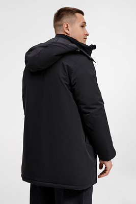 Куртка-парка унисекс Sfera, черная