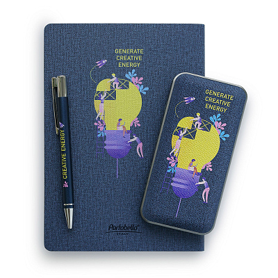 Внешний аккумулятор Твид PB (Tweed PB) 10000 mAh, синий