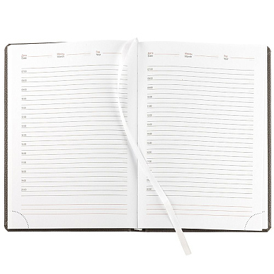 Ежедневник Sagrin, недатированный, темно-серый