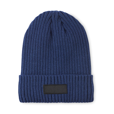 3M knitted beanie with cuff (Синий)