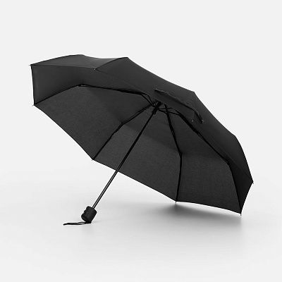 Зонт складной Basic, ver.2, черный (Чёрный)