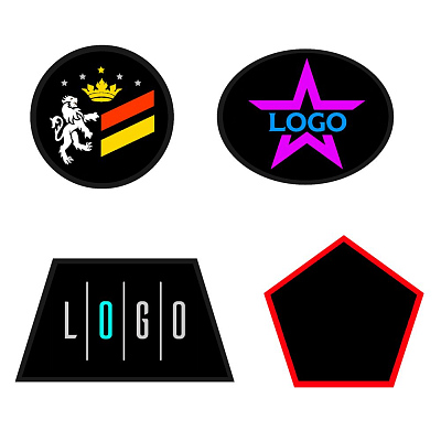 Шеврон из габардина Gabo L, черный