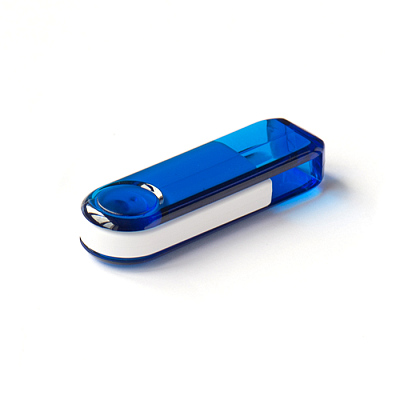 Пластик 01 Твист пластиковый, синий, 4Гб