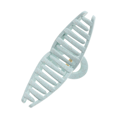 Заколка-краб для волос Dewal Beauty 1 шт/ уп.мятная, форма бабочка