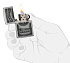 Зажигалка ZIPPO Jack Daniels® с покрытием High Polish Chrome, латунь/сталь, серебристая, 38x13x57 мм - Фото 5