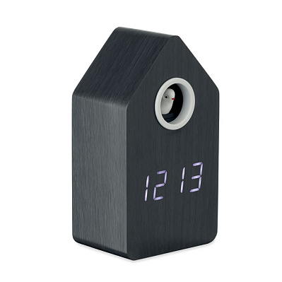 MDF cuckoo alarm clock (Чёрный)