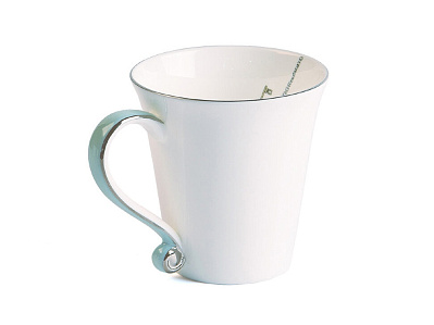 Кружка CUP ALICE PINK (Белый)