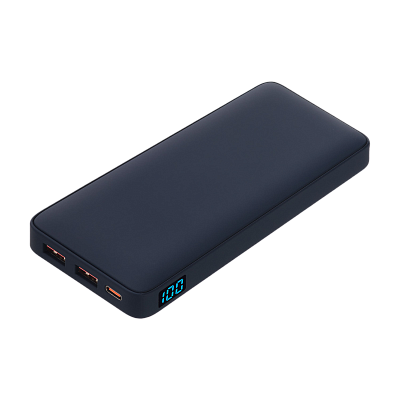 Внешний аккумулятор с подсветкой Анкор Плюс PD (Ancor PD Plus) 10000 mAh  (Синий)