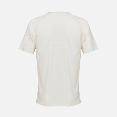 Футболка спортивная унисекс Vortex, молочно-белая