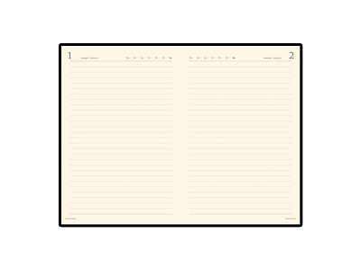 Ежедневник полудатированный портфолио А5 Profy