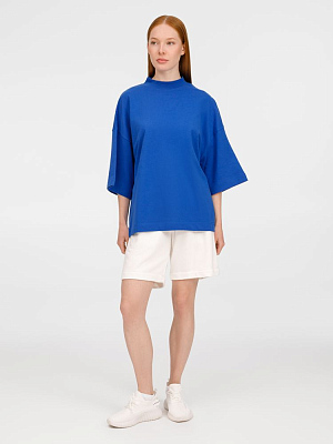 Футболка оверсайз унисекс T9, синяя