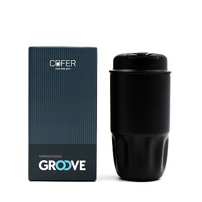 Термостакан Groove (черный)