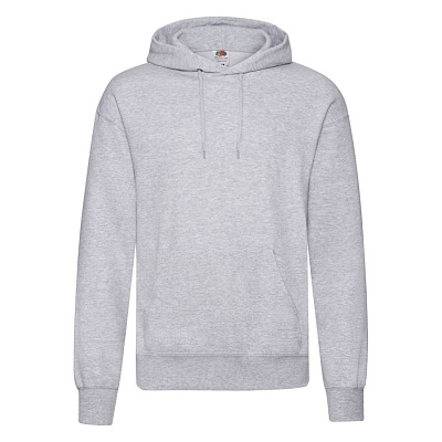 Толстовка "Classic Hooded Sweat" _4XL, 80% х/б, 20% п/э, 280 г/м2 (Серый меланж)