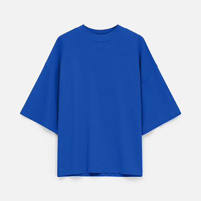 Футболка оверсайз унисекс T9, синяя