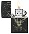 Зажигалка ZIPPO Deer с покрытием Black Matte, латунь/сталь, черная, матовая, 38x13x57 мм - Фото 3