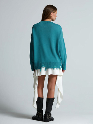 Свитер оверсайз Tricksy Net Grunge на заказ, акрил