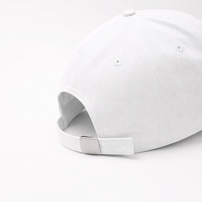 Бейсболка Аксис, 6 клиньев, белый