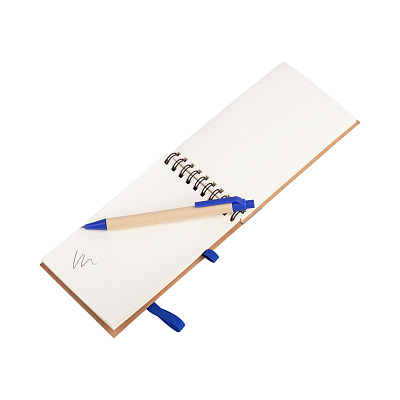 Блокнот с ручкой "Papyrus", синий