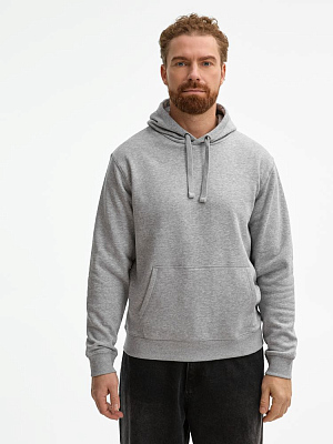 Толстовка унисекс Spencer, серый меланж