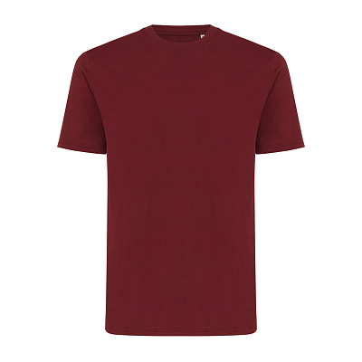 Футболка Iqoniq Sierra из переработанного хлопка, унисекс, 160 г/м² (Бордовый;)