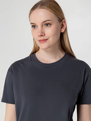 Футболка унисекс Regent 150, темно-серая (графит)