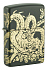 Зажигалка ZIPPO Dragon Design с покрытием Green Matte, латунь/сталь, зеленая, матовая, 38x13x57 мм - Фото 1